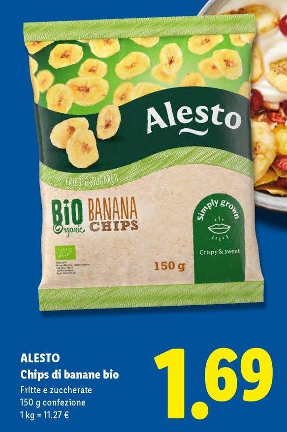 Alesto - Chips Di Banane Bio