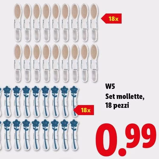 W5 - Set Mollette,18 Pezzi