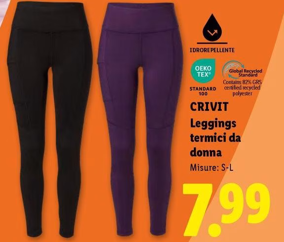 Crivit - Leggings Termici Da Donna