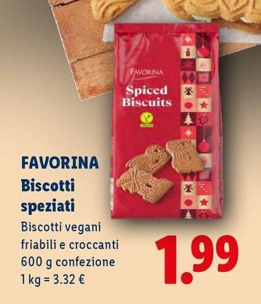 Favorina - Biscotti Speziati