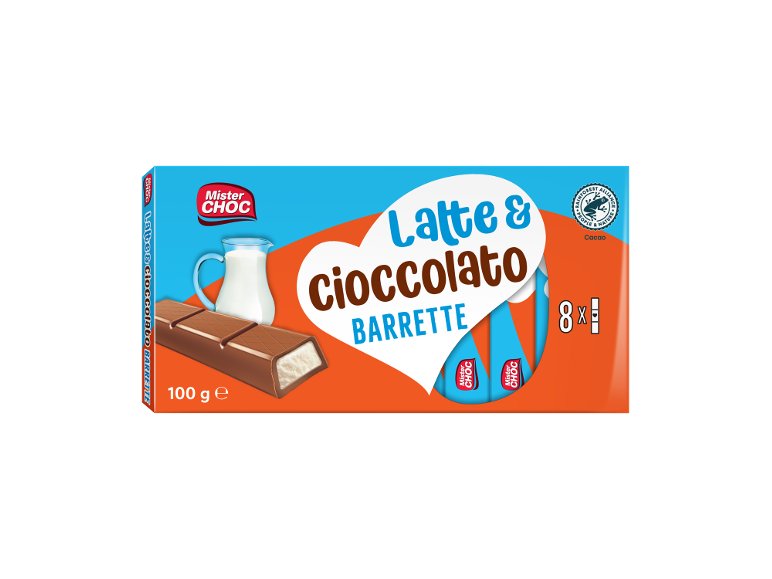 Barrette latte & cioccolato