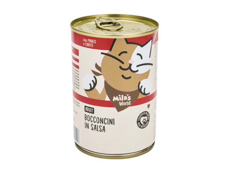 Bocconcini per gatto in salsa