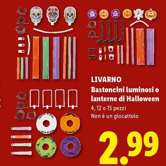 Bastoncini Luminosi O Lanterne Di Halloween