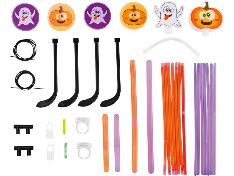 Bastoncini luminosi o lanterne di Halloween