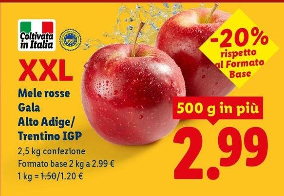 Trentino - Mele Rosse Gala Alto Adige/  IGP