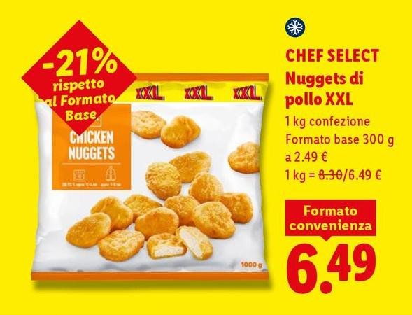 Chef select - Nuggets Di Pollo Xxl
