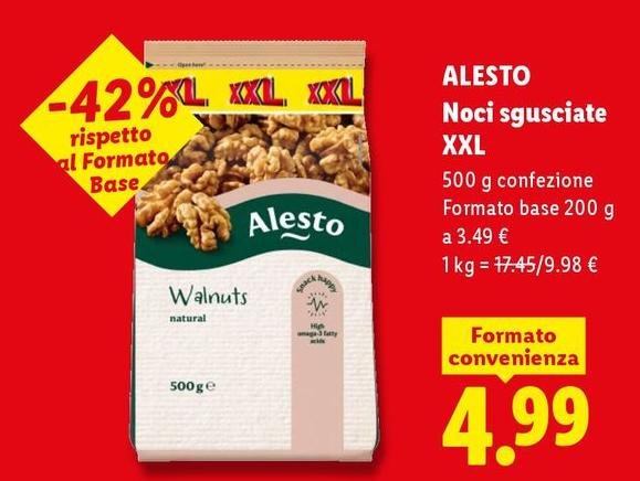 Alesto - Noci Sgusciate XXL