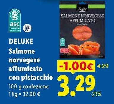 Deluxe - Salmone Norvegese Affumicato Con Pistacchio
