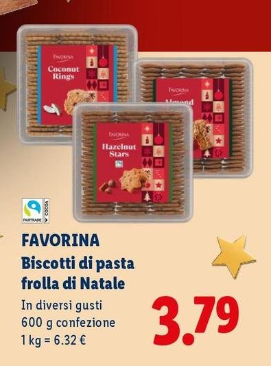 Favorina - Biscotti Di Pasta Frolla Di Natale