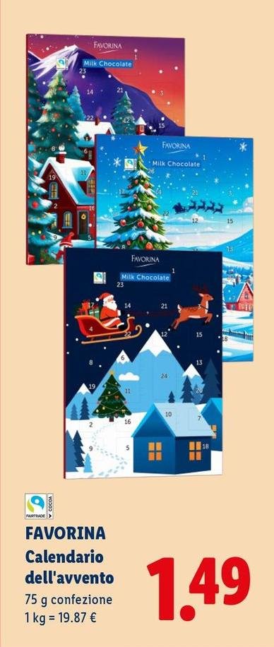 Favorina - Calendario Dell'Avento