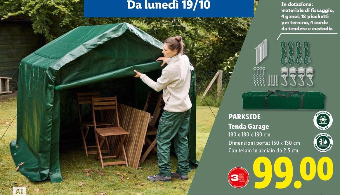 Parkside - Tenda Garage