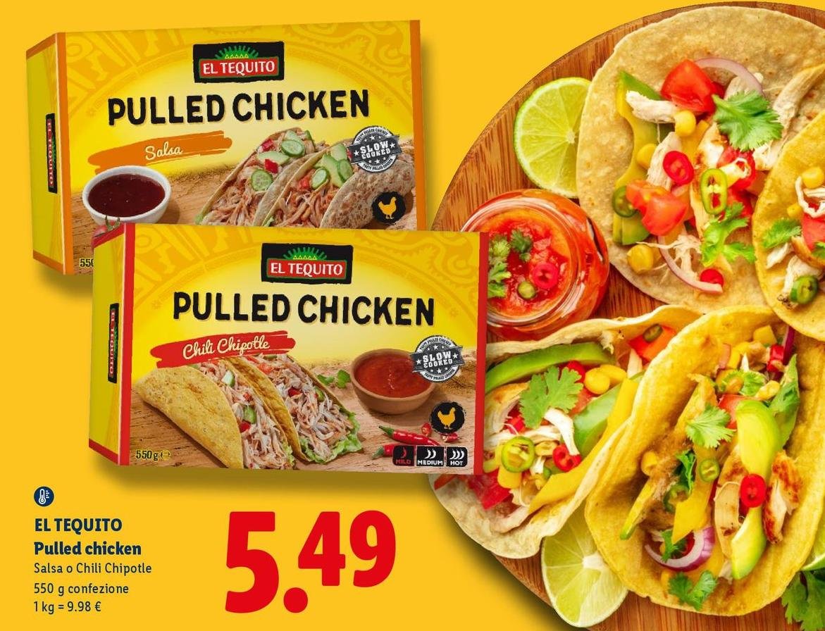El tequito - Pulled Chicken