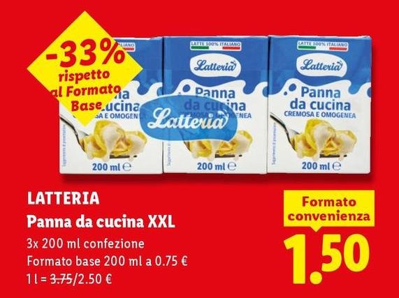 Latteria ovaro - Panna Da Cucina Xxl