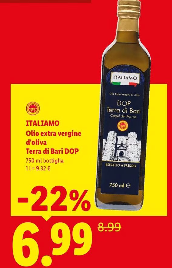 Terra di bari castel del monte - Olio Extra Vergine D'Oliva