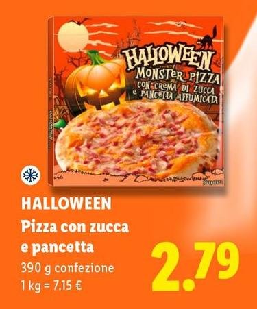 Monster - Pizza Con Zucca E Pancetta