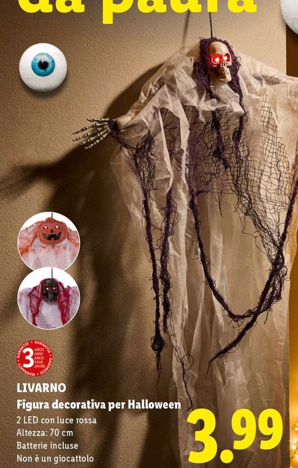 Luce - Figura Decorativa Per Halloween