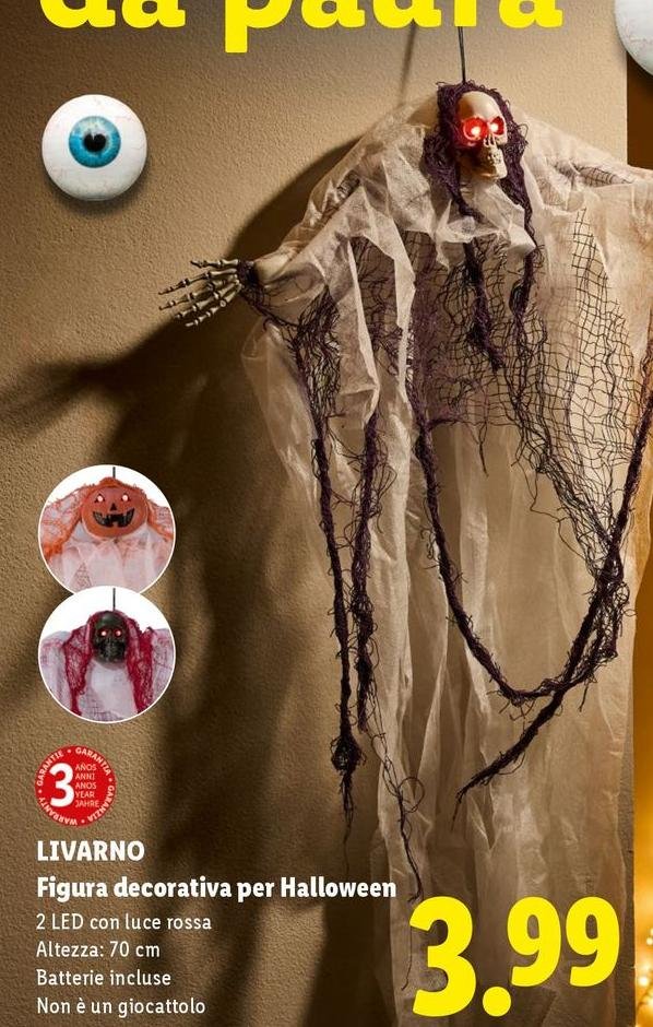 Luce - Figura Decorativa Per Halloween