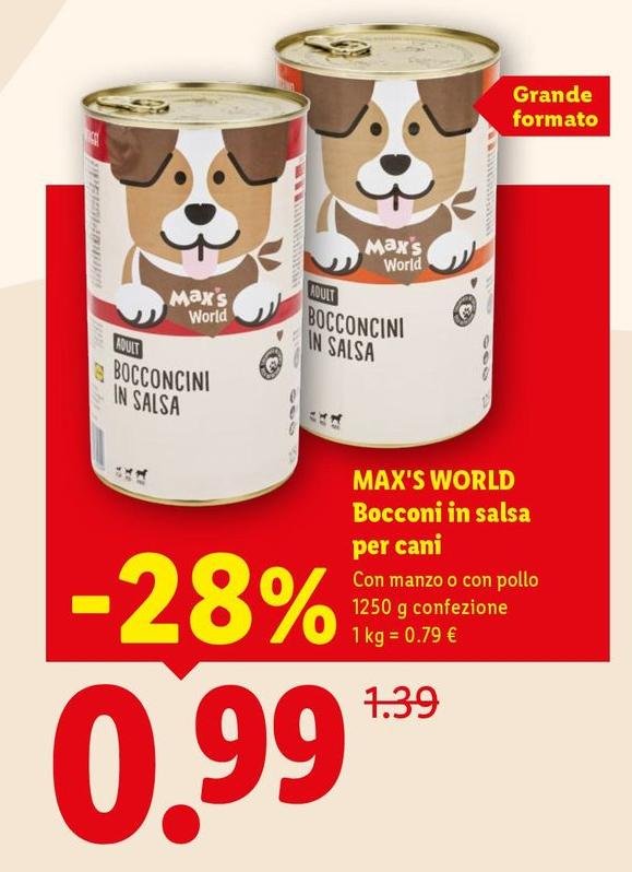Bocconcini Salsa Per Cani