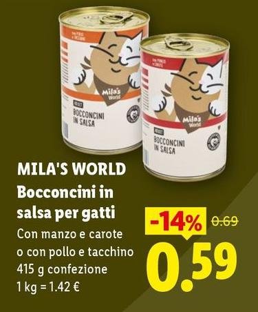 Bocconcini In Salsa Per Gatti