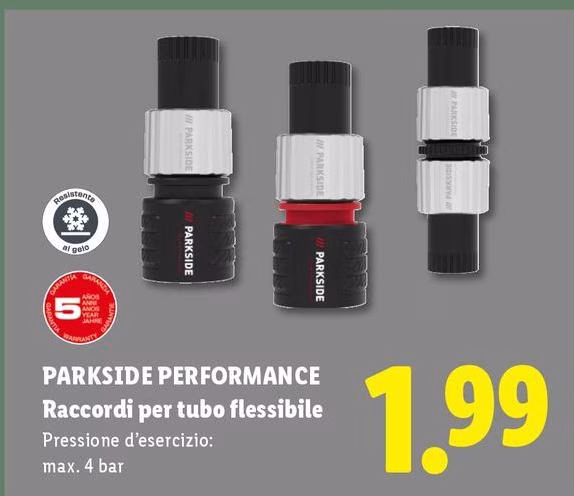 Parkside - Raccordi Per Tubo Flessibile