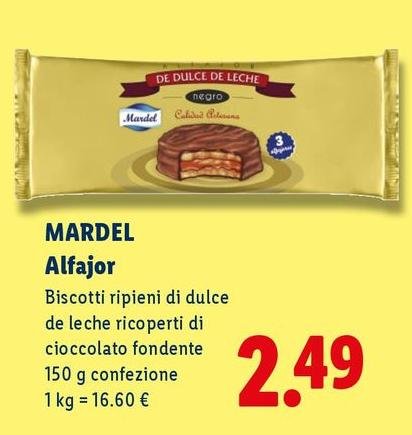 Alfajor Biscotti Ripieni Di Dulce De Leche Ricoperti Di Cioccolato Fondente