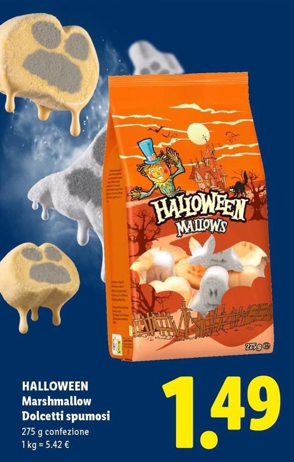 Halloween - Marshallow Dolcetti Splumosi