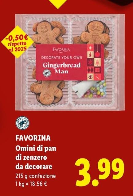 Favorina - Omini Di Pan Di Zenzero Da Decorare