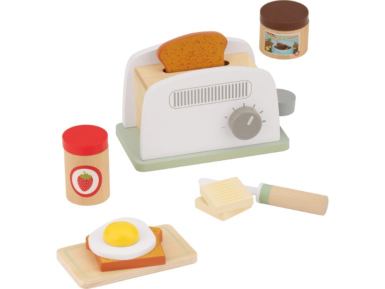Set accessori in legno per cucina giocattolo