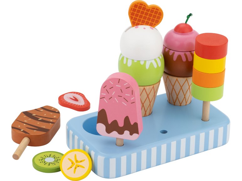 Set pizza, gelati o torta in legno