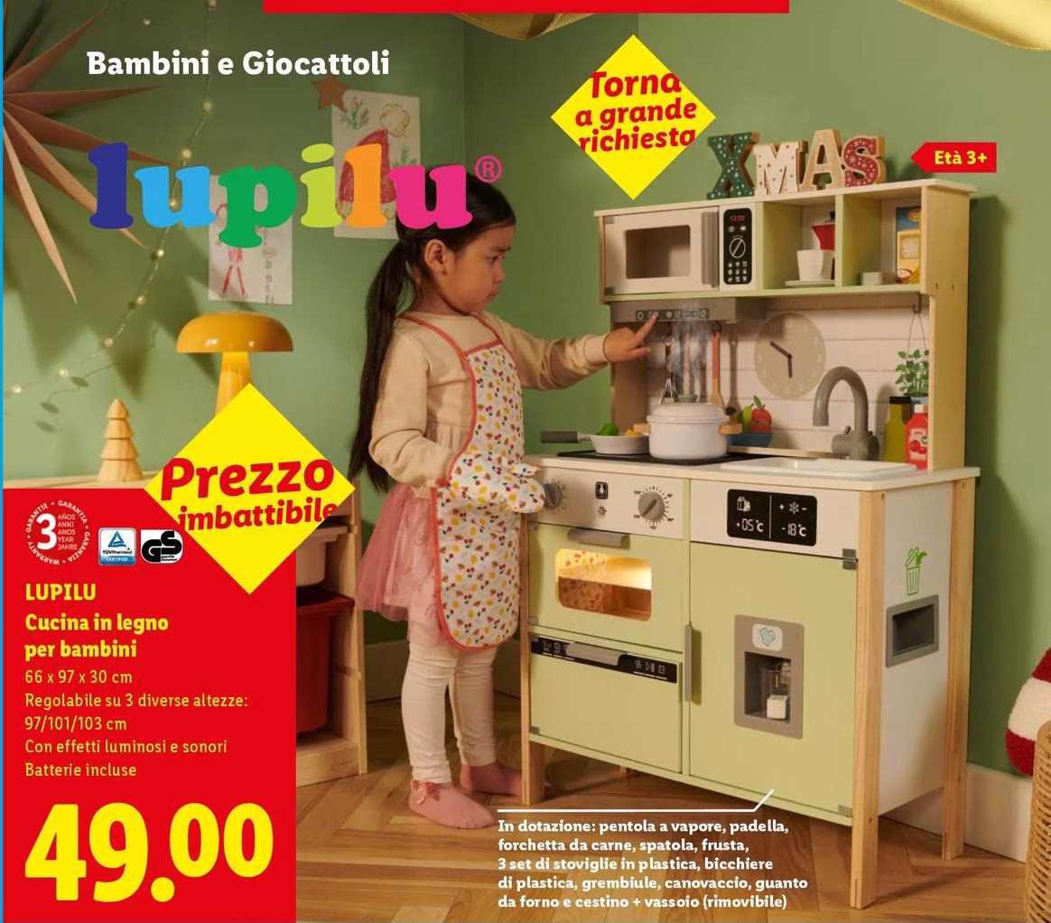 Lupilu - Cucina In Legno Per Bambini