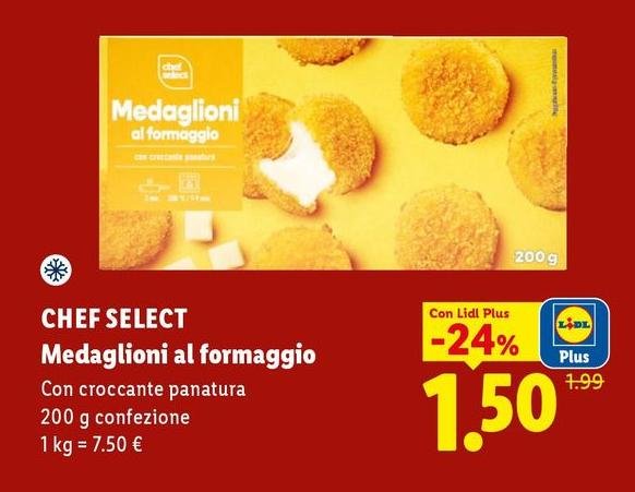Chef Select - Medaglioni Al Formaggio