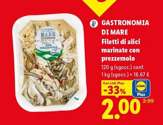 Gastronomia Di Mare - Filetti Di Alici Marinate Con Prezzemolo