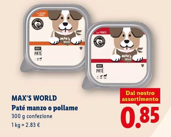 Max's World - Paté Manzo O Pollame