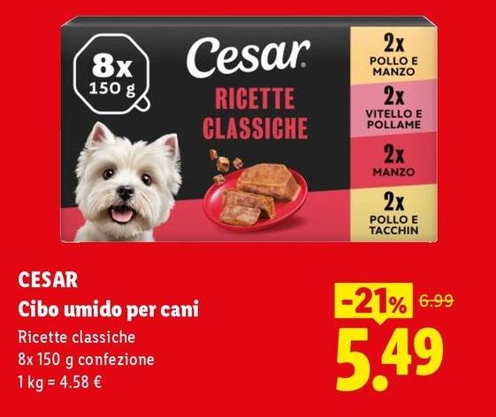 Cesar - Cibo Umido Per Cani
