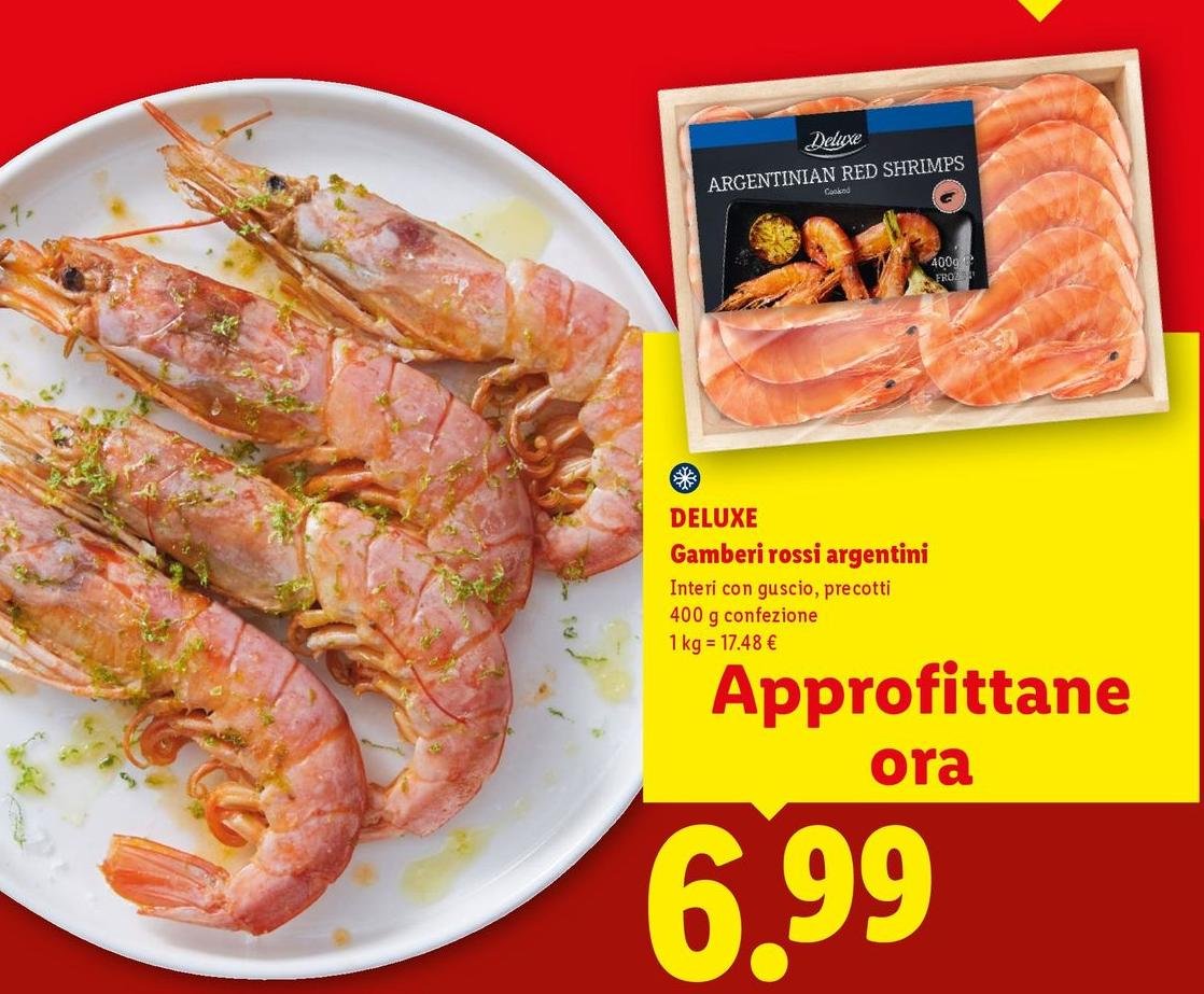 Deluxe - Gamberi Rossi Argentini