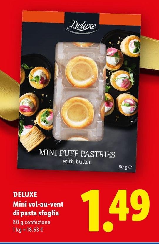 Deluxe - Mini Vol-Au-Vent Di Pasta Sfoglia
