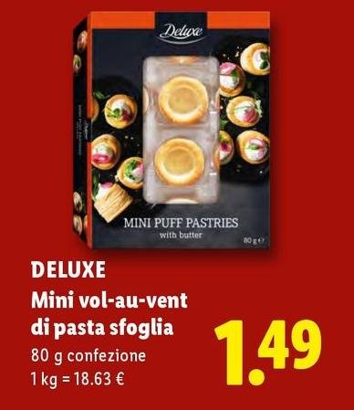Deluxe - Mini Vol-Au-Vent Di Pasta Sfoglia