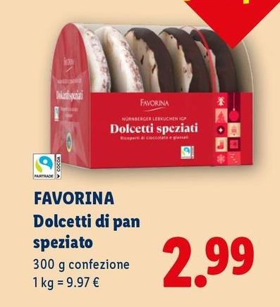 Favorina - Dolcetti Di Pan Speziato