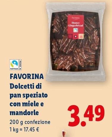 Favorina - Dolcetti Di Pan Speziato Con Miele E Mandorle
