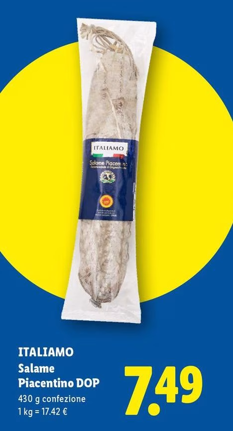 Italiamo - Salame Piacentino DOP