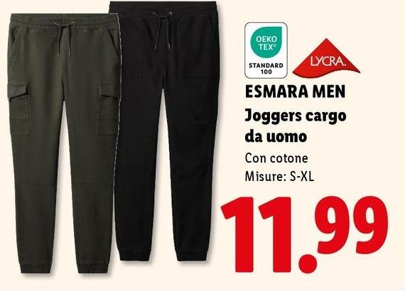 Esmara Men - Joggers Cargo Da Uomo