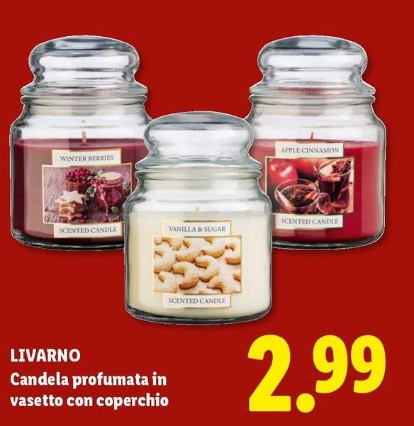 Livarno - Candela Profumata In Vasetto Con Coperchio