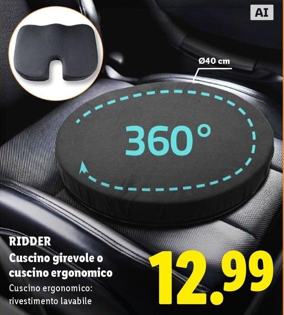 Ridder - Cuscino Girevole O Cuscino Ergonomico
