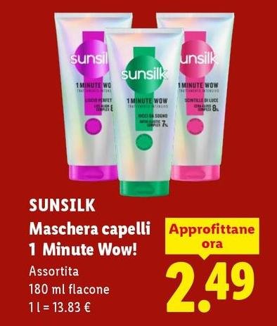 Sunsilk - Maschera Capelli 1 Minute Wow!