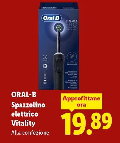 Oral B - Spazzolino Elettrico Vitality