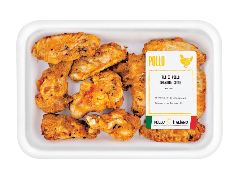Ali di pollo speziate