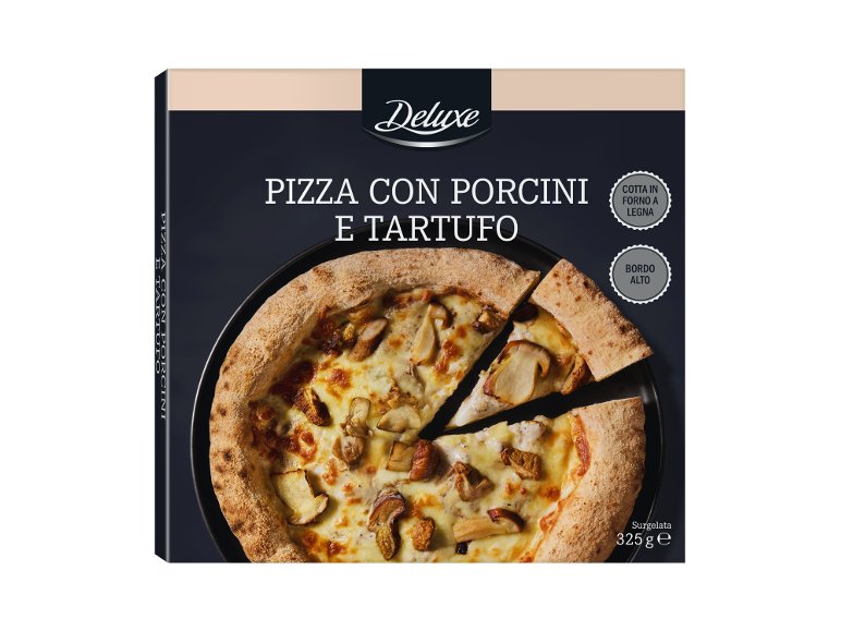 Pizza con porcini e tartufo