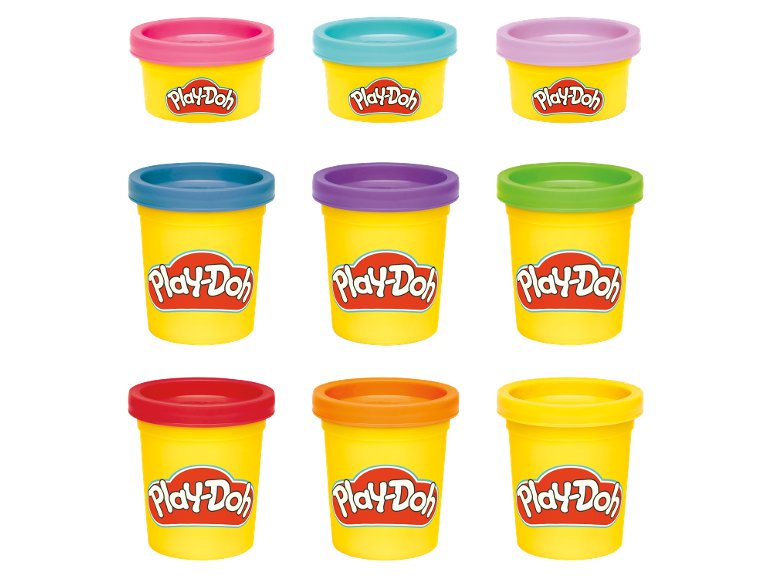 Set gioco pasta modellabile "Play Doh", 9 pezzi