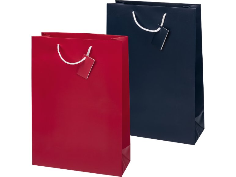 Set sacchetti regalo, 2, 4 o 6 pezzi