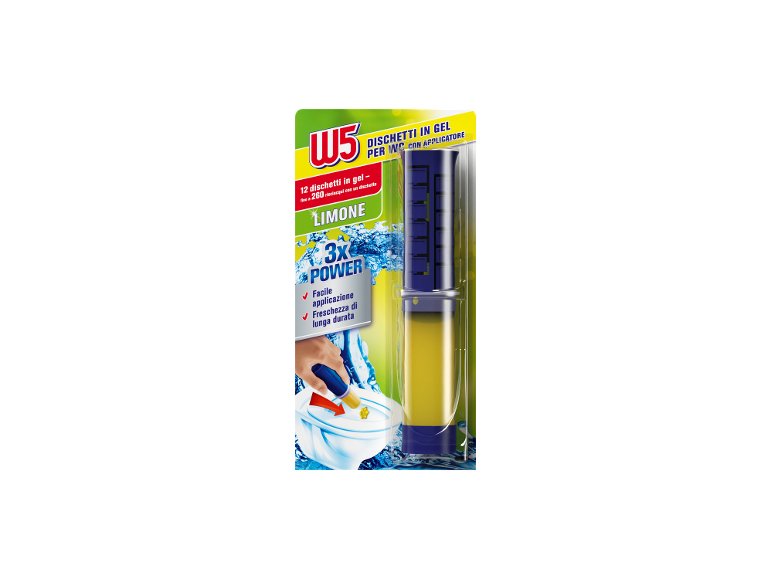 Dischetti in gel per WC con applicatore